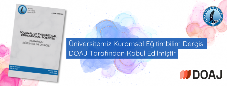Kuramsal Eğitimbilim Dergisi DOAJ’da