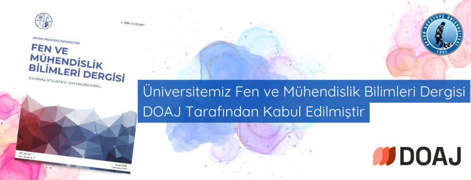 Fen ve Mühendislik Bilimleri Dergisi DOAJ’da
